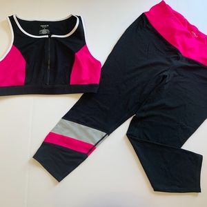Torrid Active Size 2 Sports Bra & Leggings Set